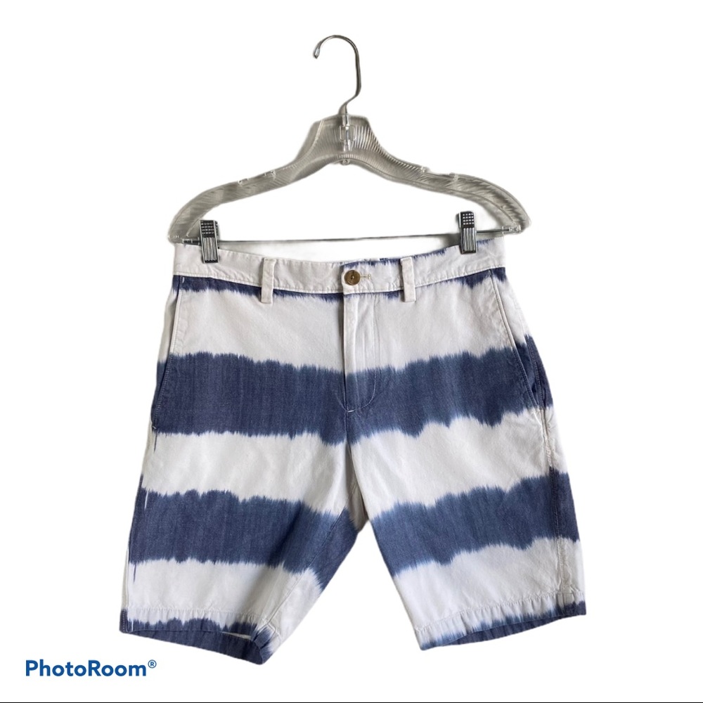 Bermuda Cotton Navy/White Short 29